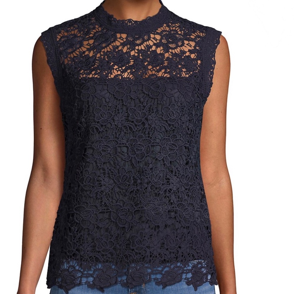 Nanette nanette lepore lace top NWT